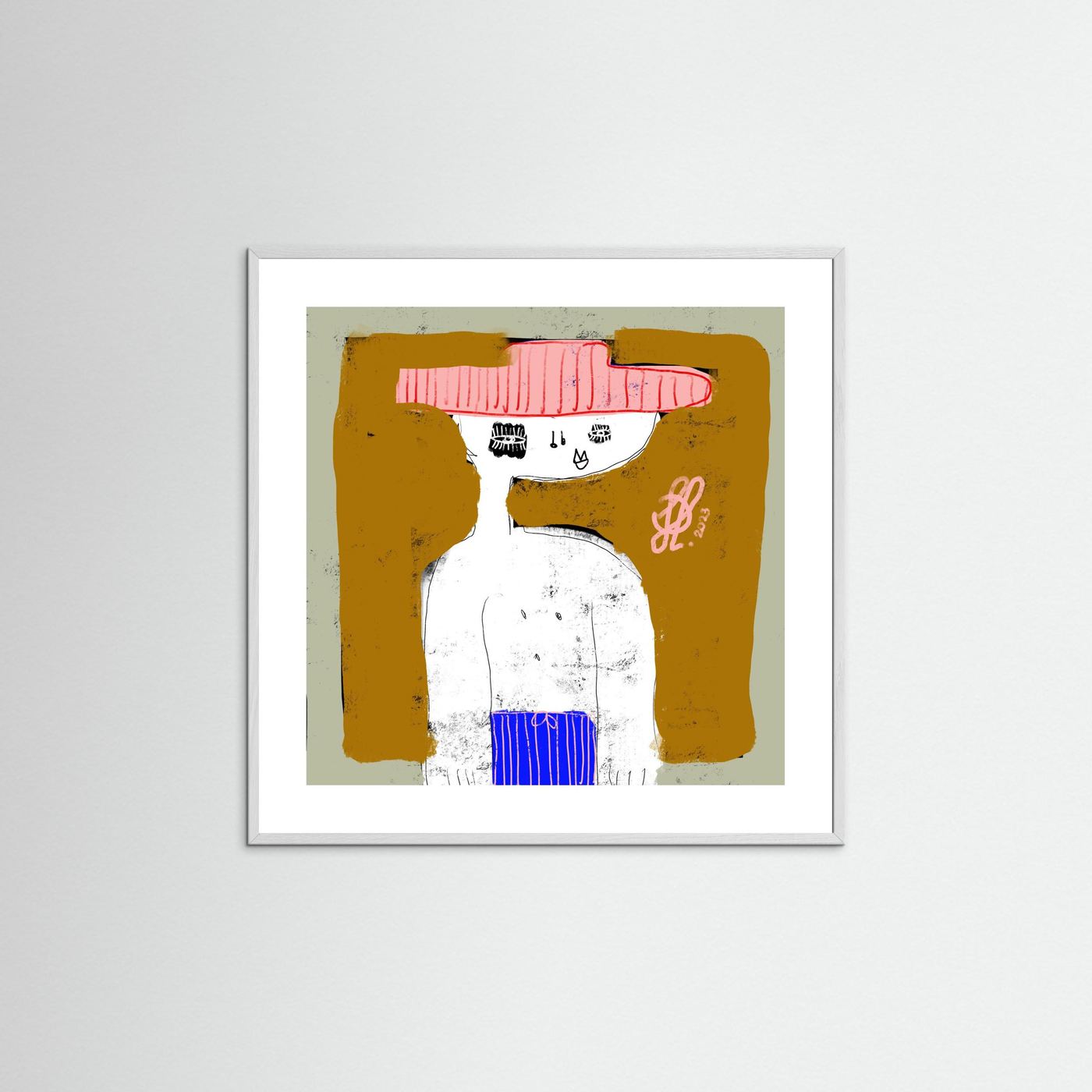 Paper Print: "Michael"