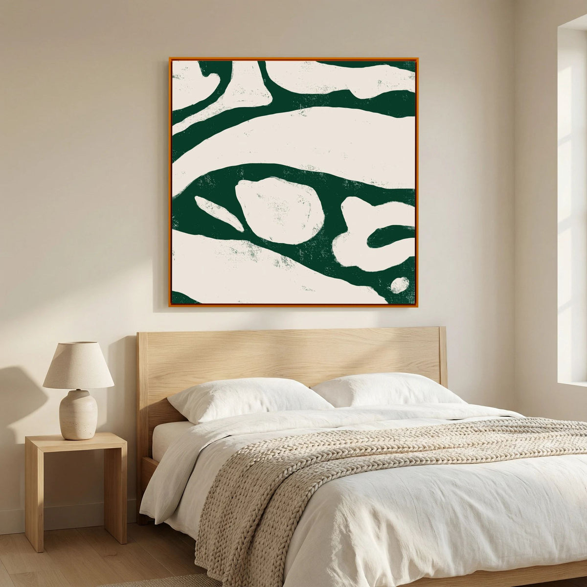 Canvas Print: "Labyrinth" (Colored Frame)