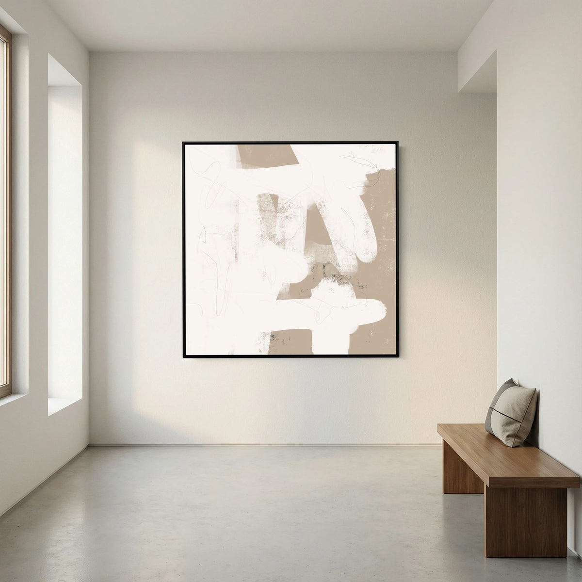 Canvas Print: "More Than Simple" (Colored Frame)