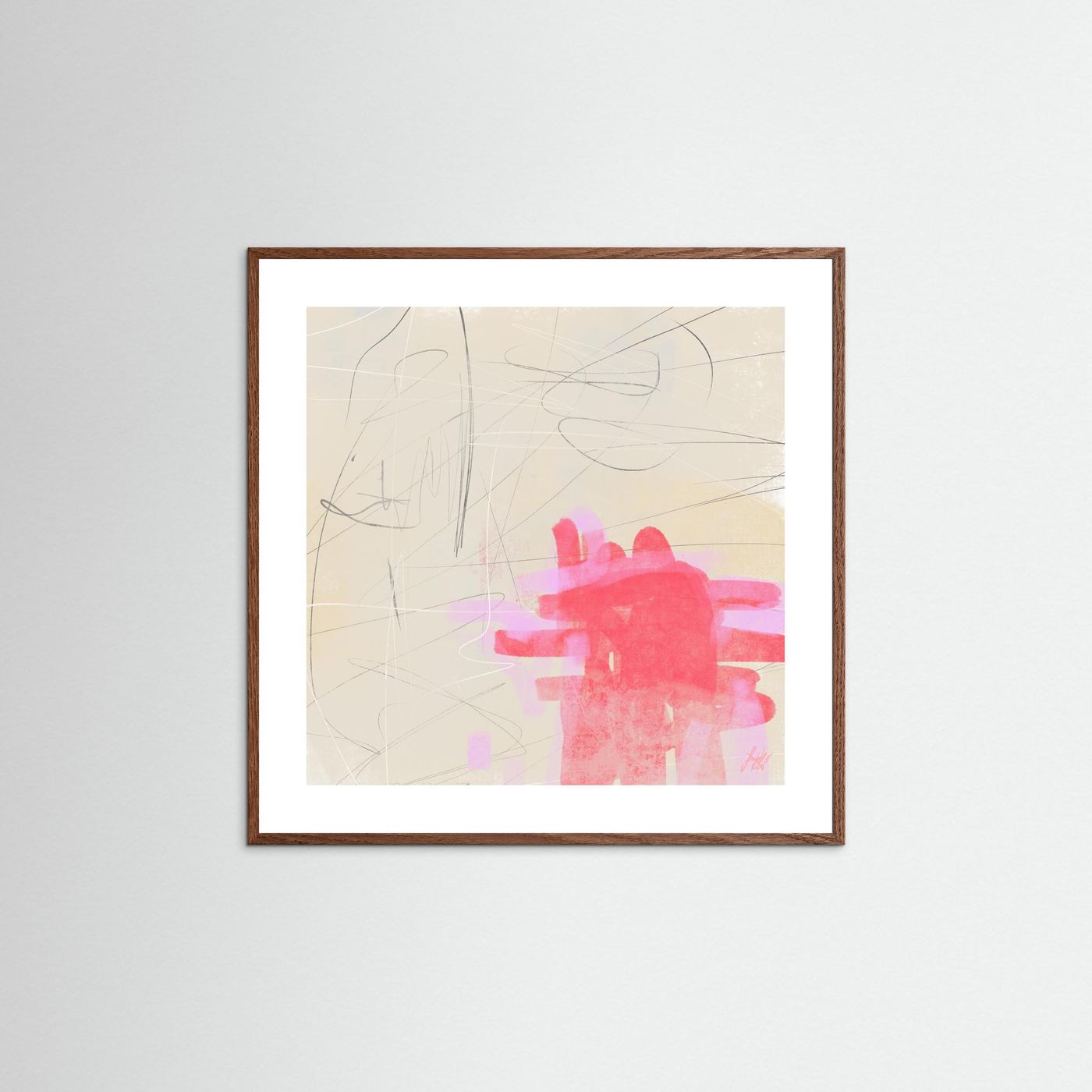 Paper Print: "Only One Heart"