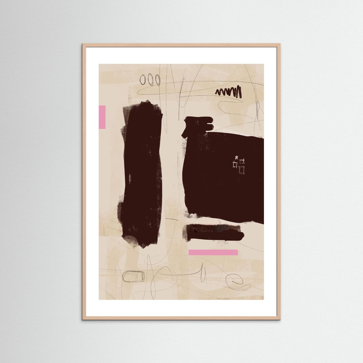 Paper Print: "Simple Room #1"