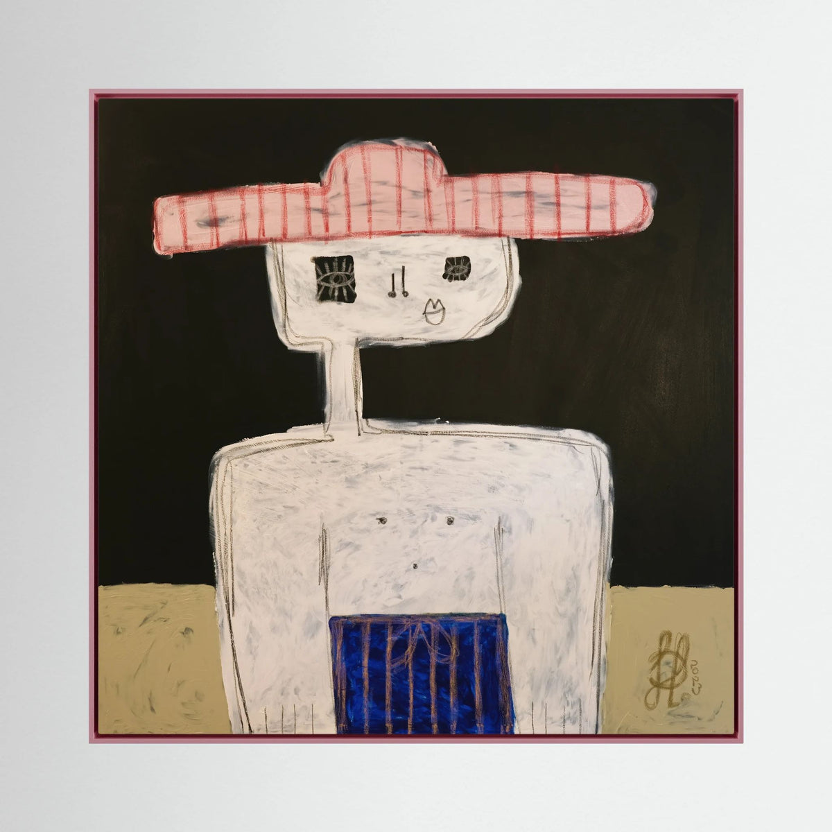 Canvas Print: "Matthew" (Colored Frame)