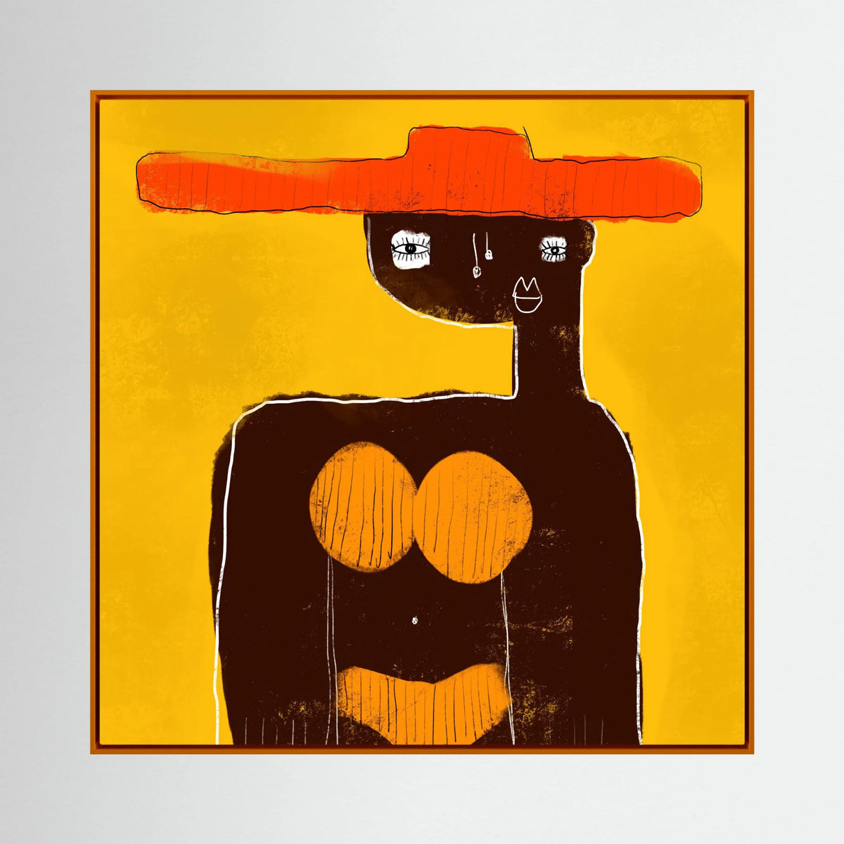 Canvas Print: "Sophia" (Colored Frame)