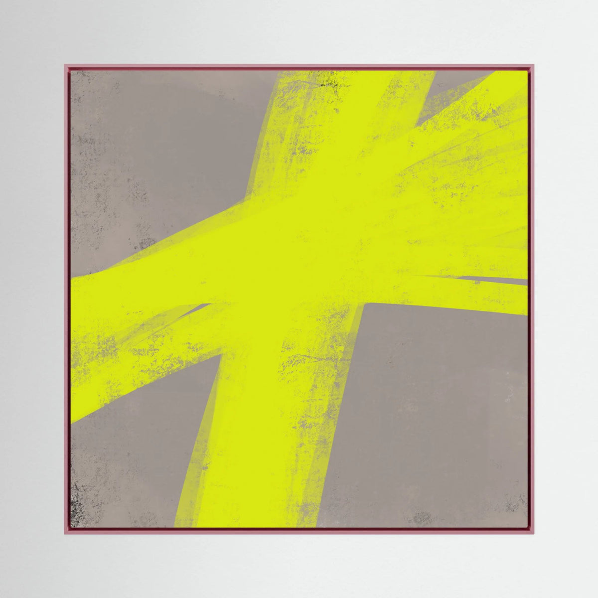 Canvas Print: "Lights Up" (Colored Frame)