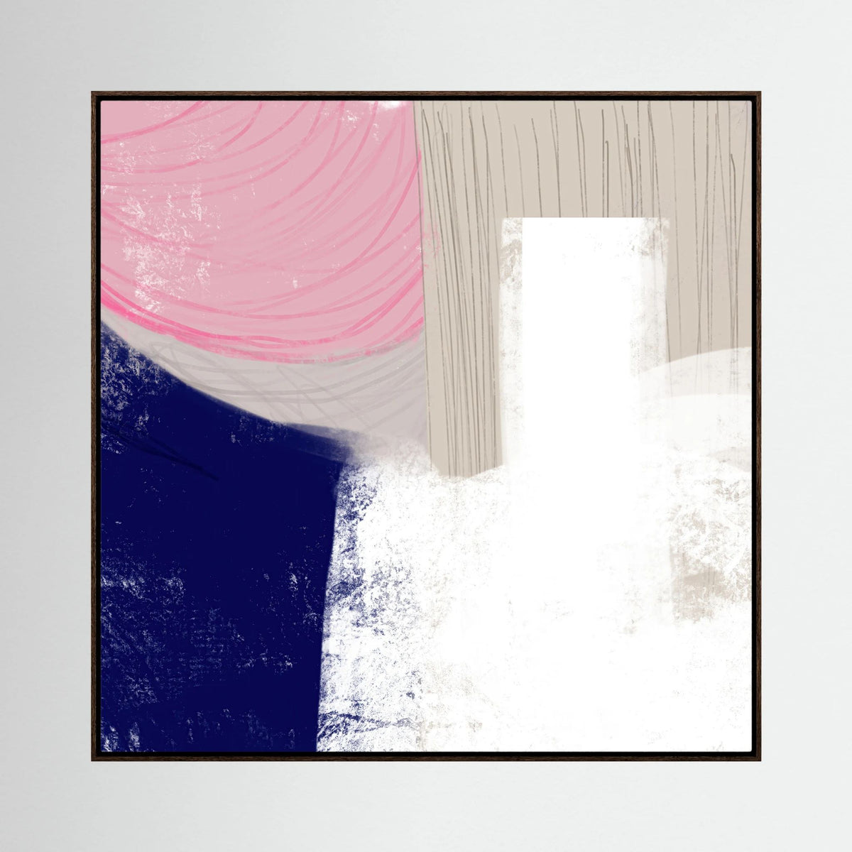 Canvas Print: "A Moment To Think" (Colored Frame)