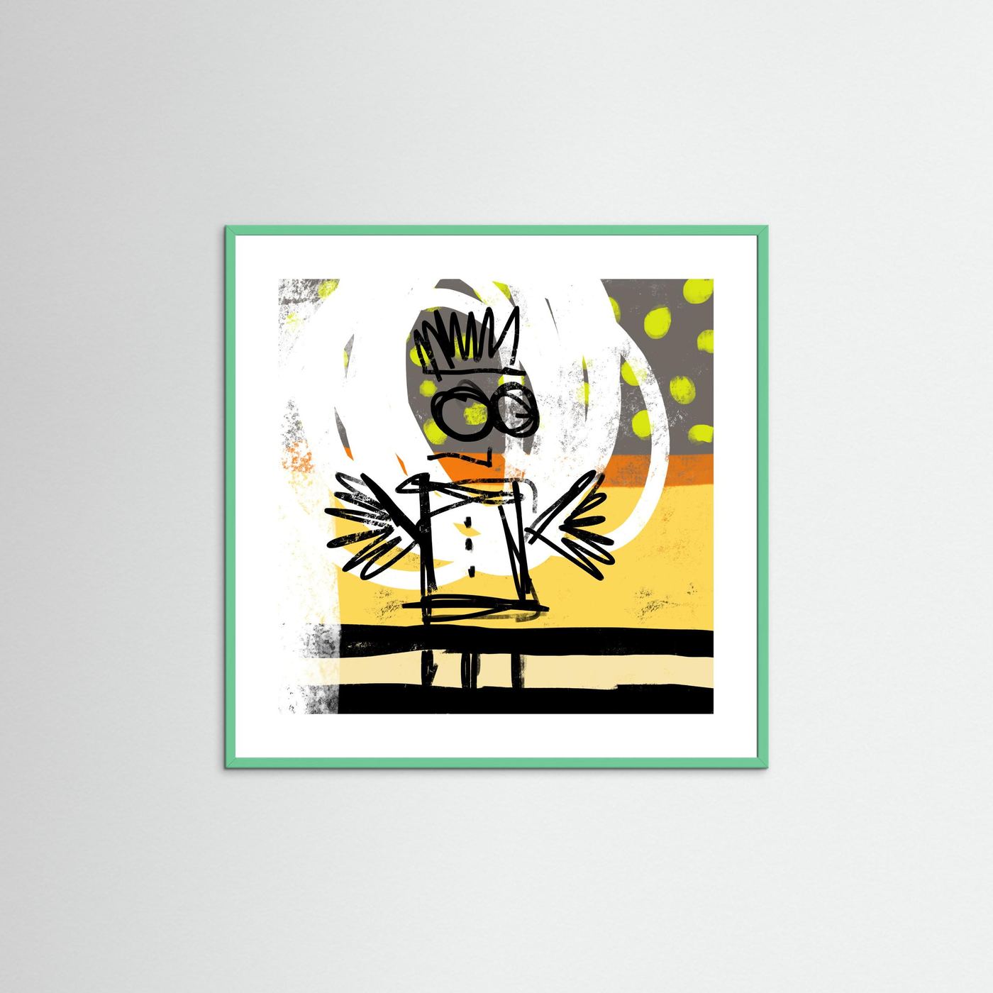 Paper Print: "Breezin' it"