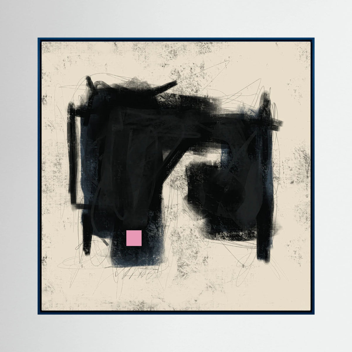 Canvas Print: "Place Of Love" (Colored Frame)