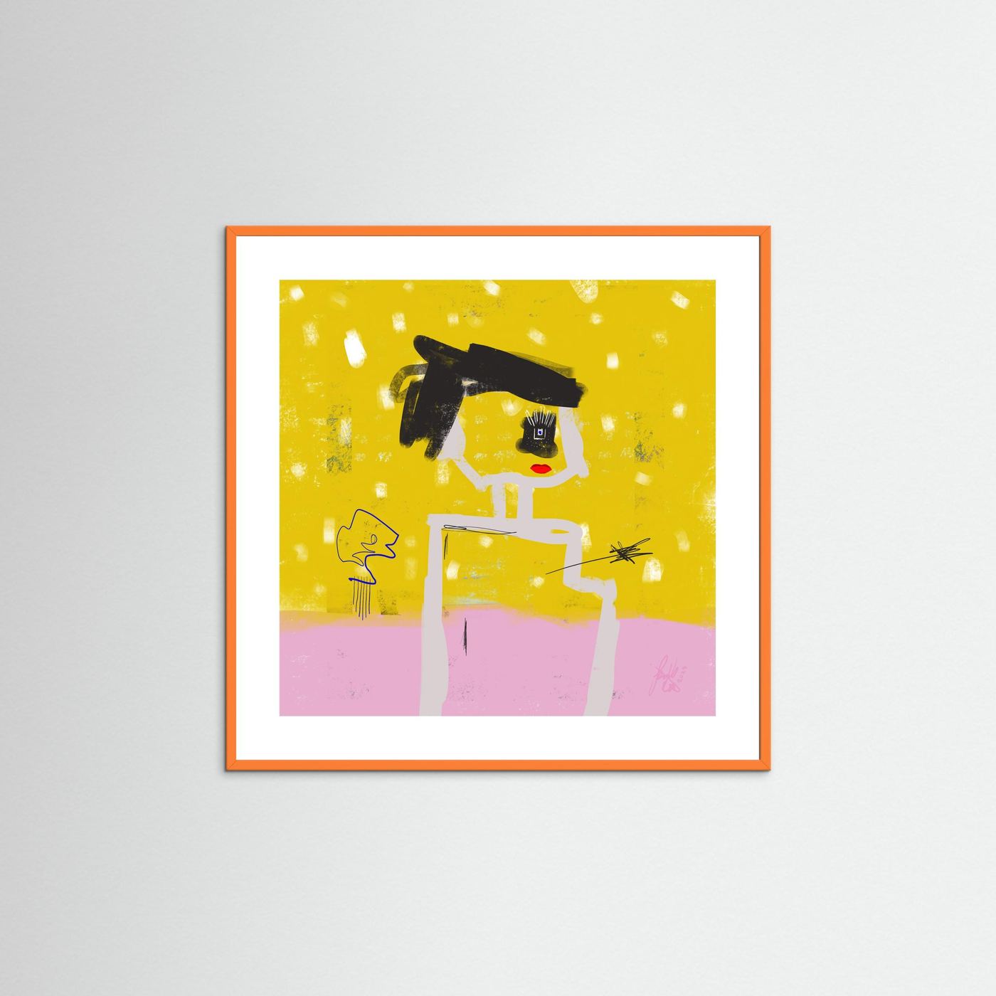 Paper Print: "I will catch you"