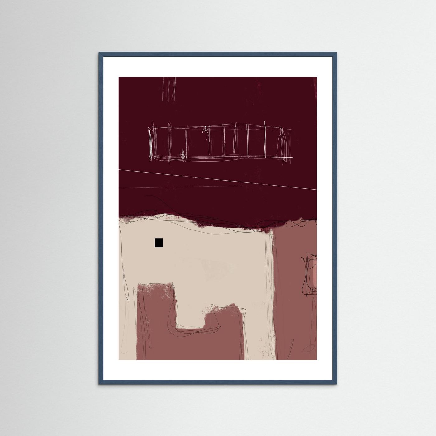 Paper Print: "Simple Room #2"