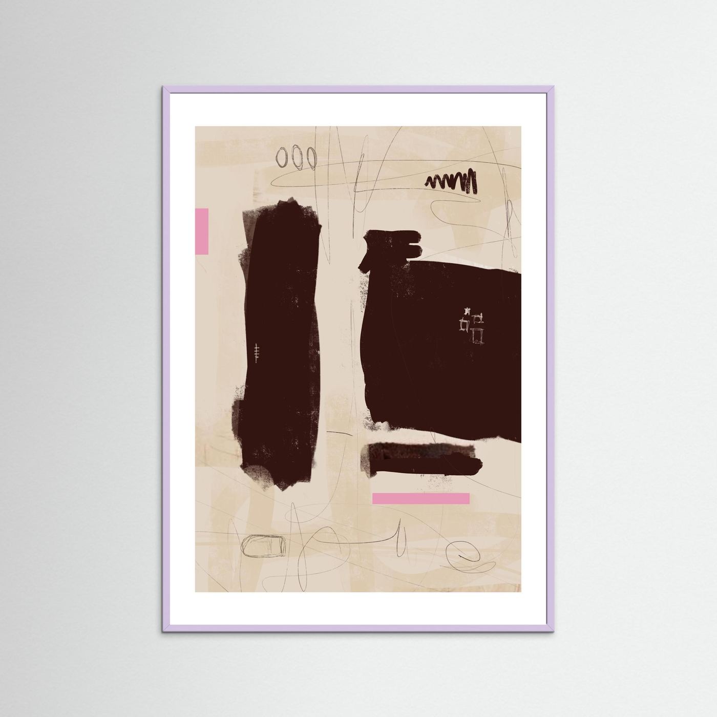Paper Print: "Simple Room #1"