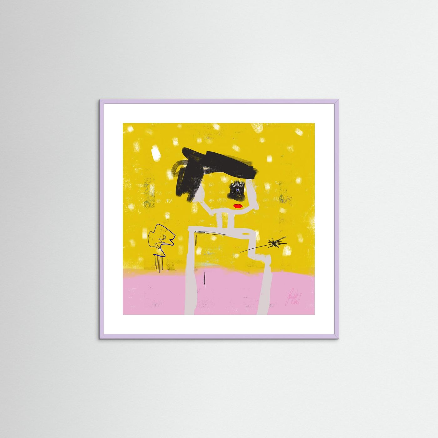 Paper Print: "I will catch you"