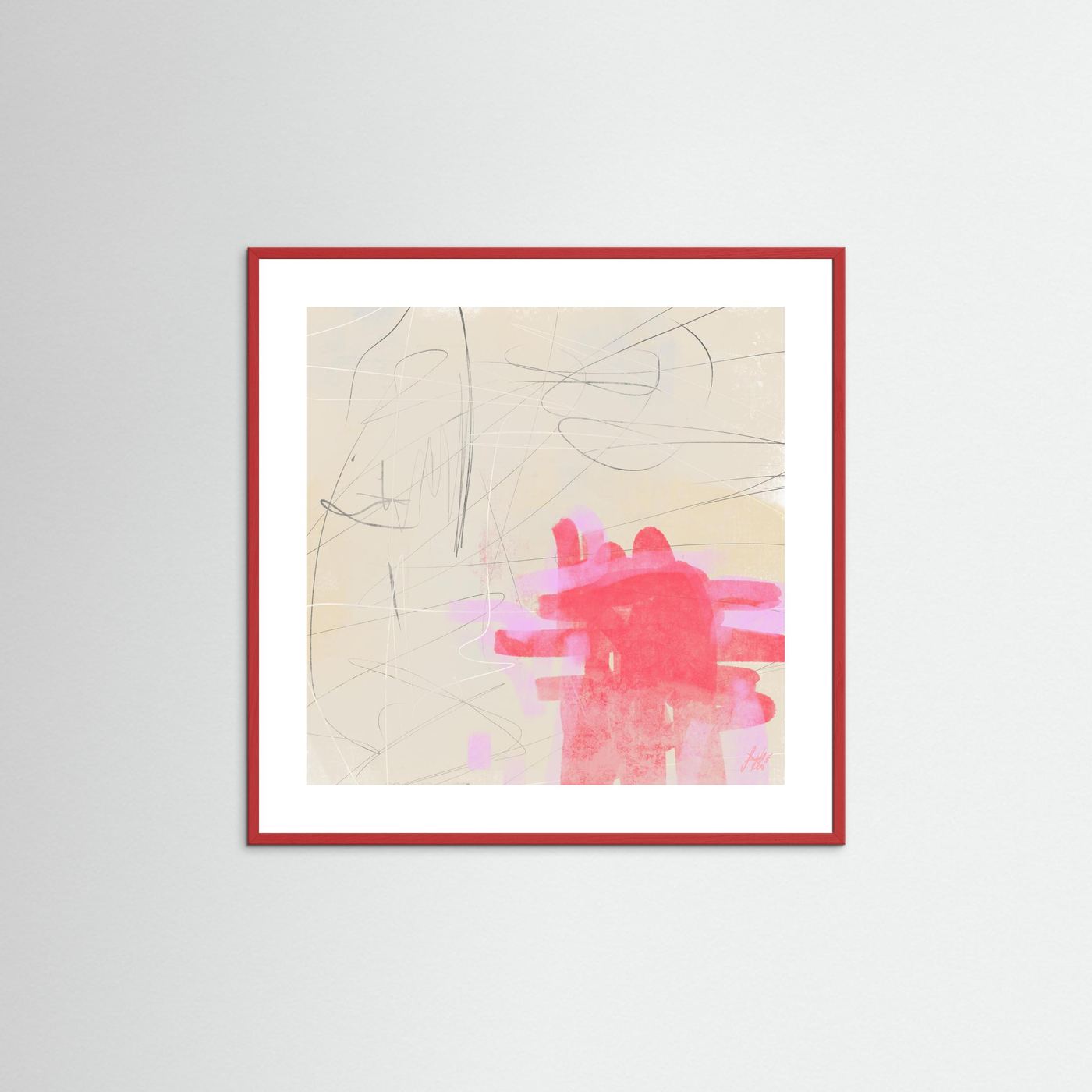 Paper Print: "Only One Heart"