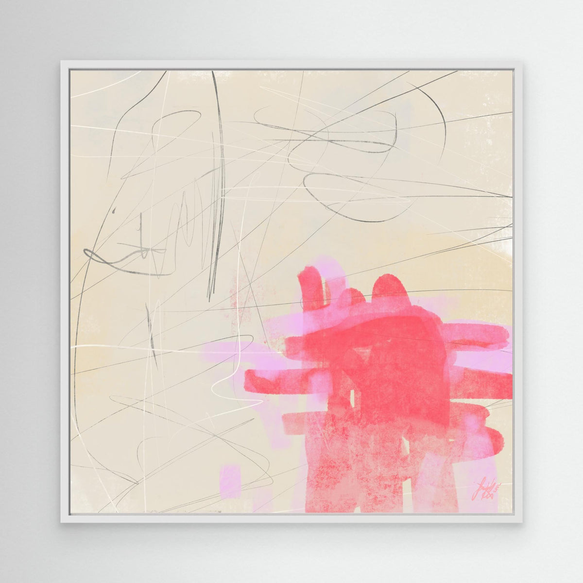 Canvas Print: "Only One Heart"