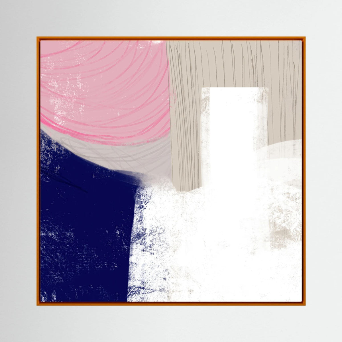 Canvas Print: "A Moment To Think" (Colored Frame)