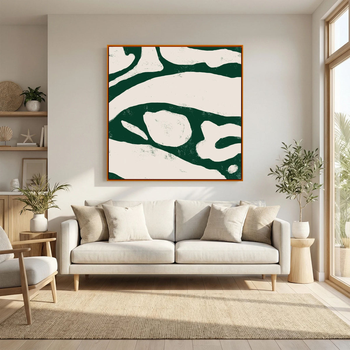 Canvas Print: "Labyrinth" (Colored Frame)