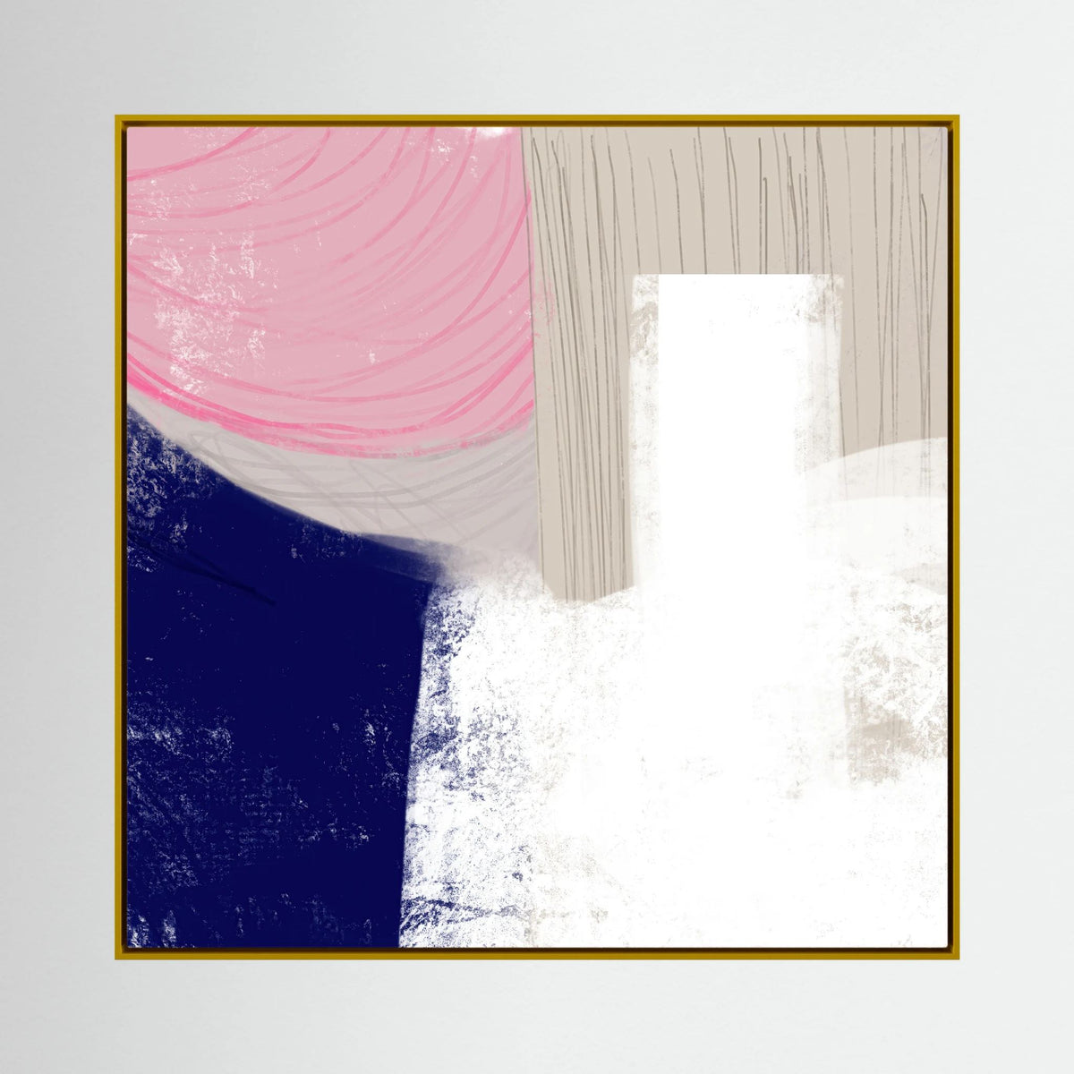 Canvas Print: "A Moment To Think" (Colored Frame)