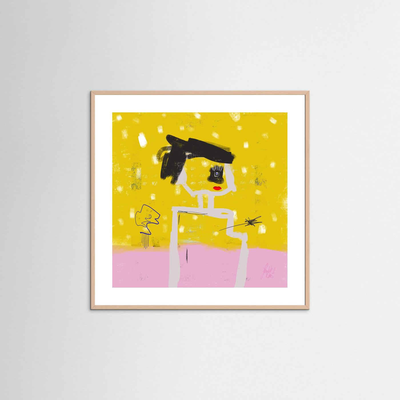 Paper Print: "I will catch you"