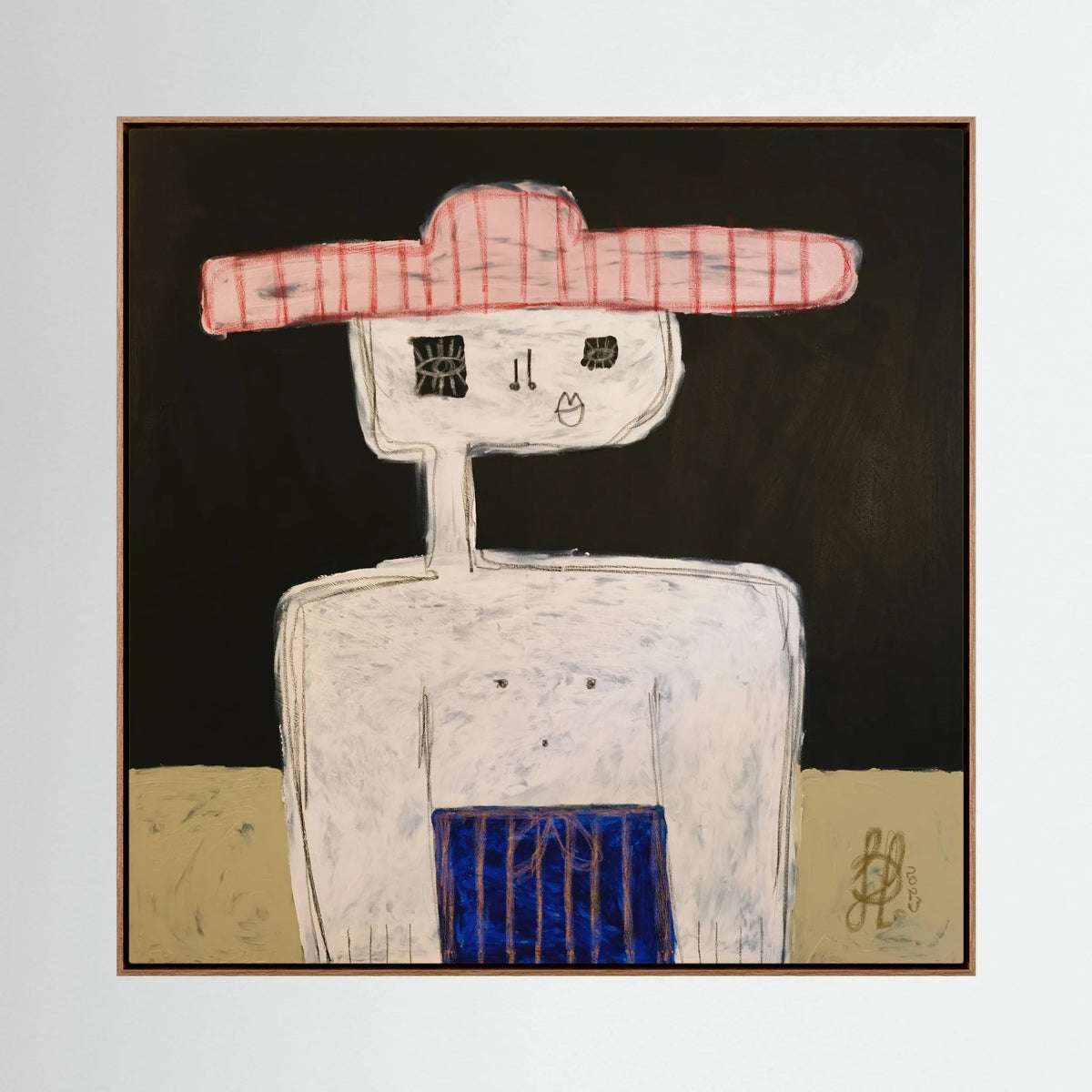 Canvas Print: "Matthew" (Colored Frame)