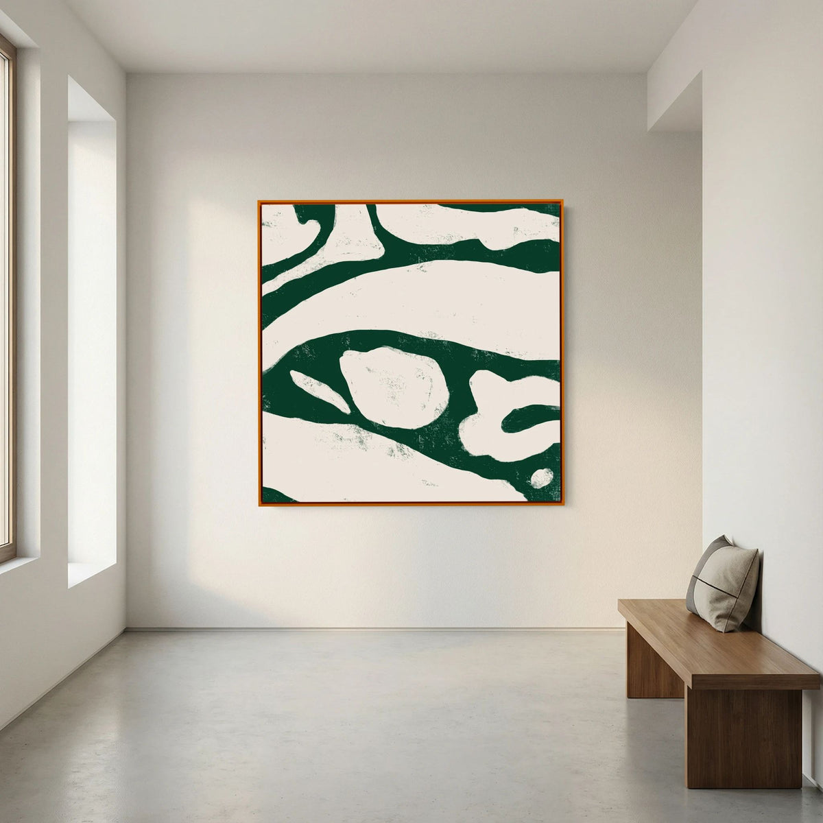 Canvas Print: "Labyrinth" (Colored Frame)