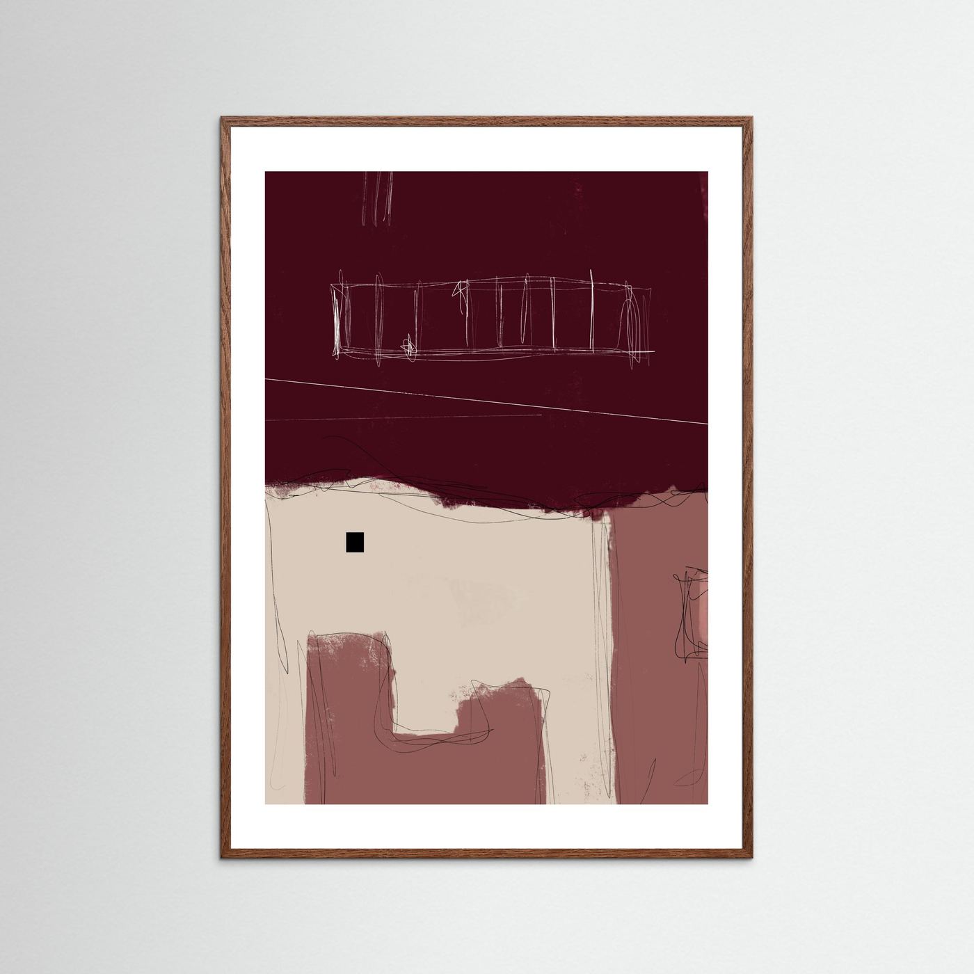 Paper Print: "Simple Room #2"