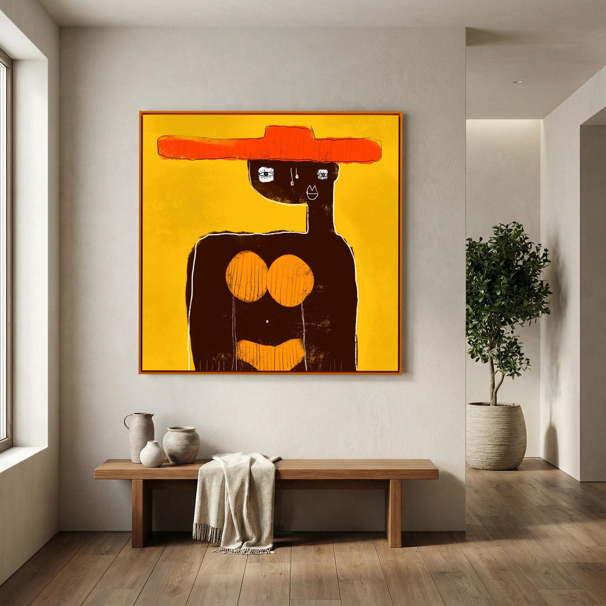 Canvas Print: "Sophia" (Colored Frame)