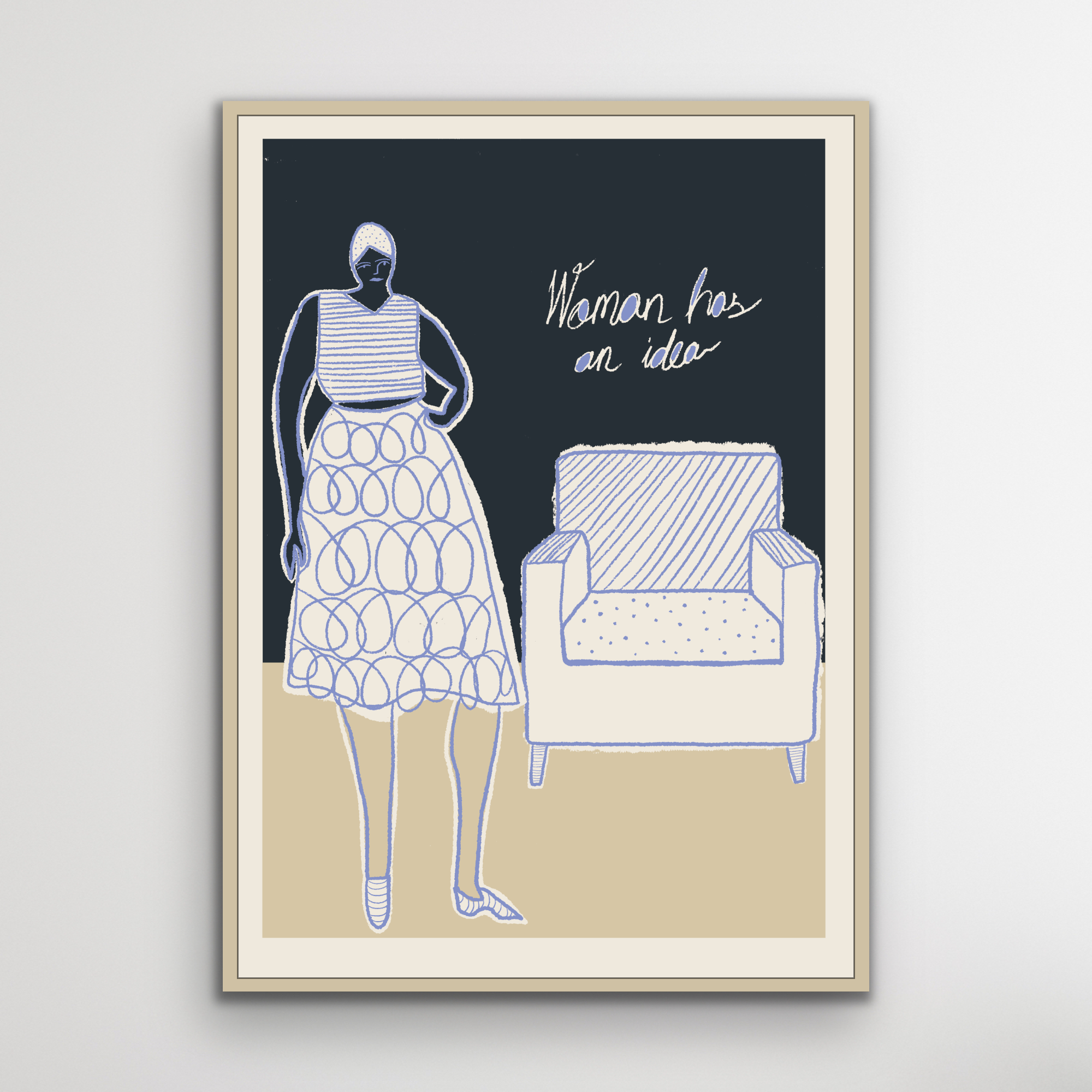 Poster: "Woman Has An Idea"