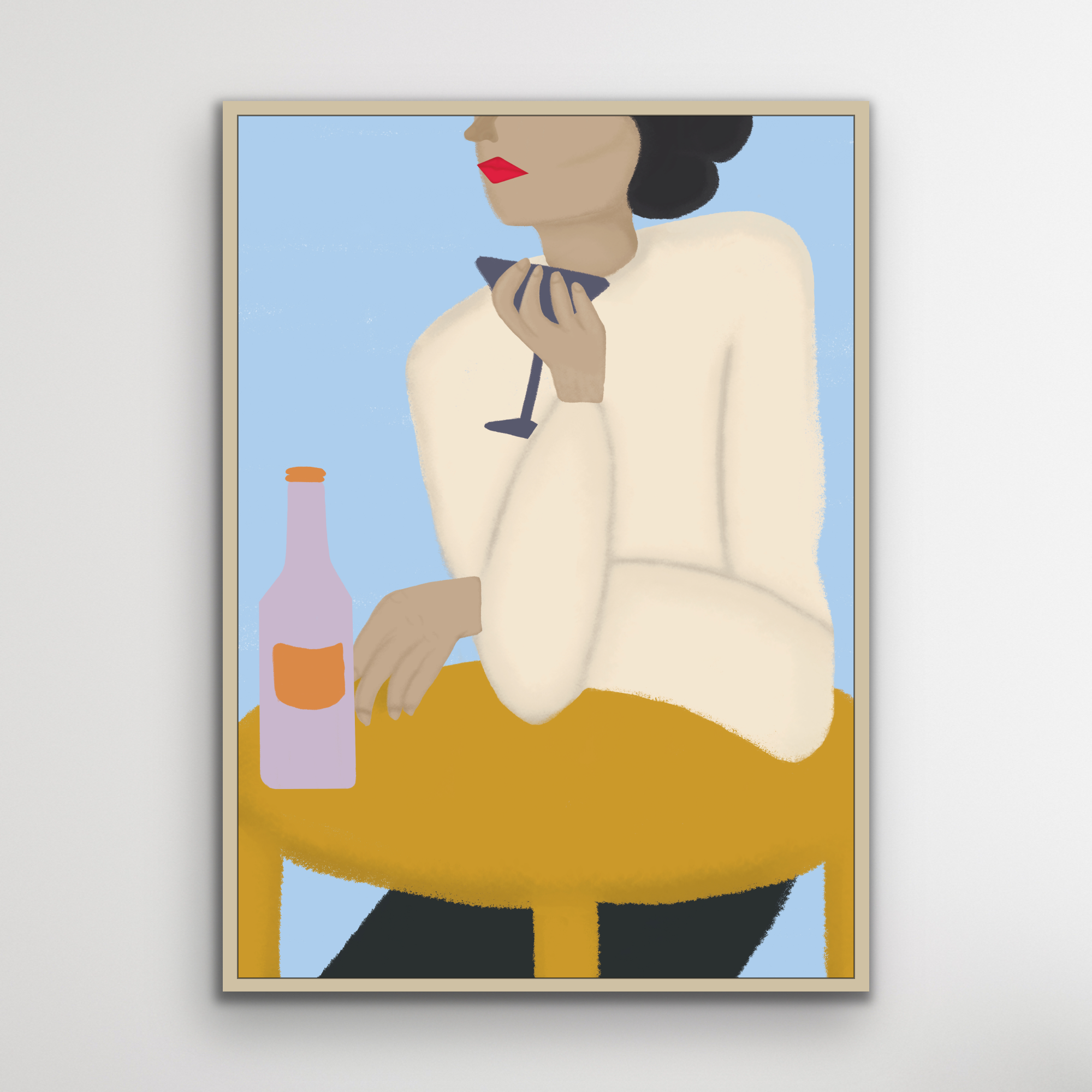 Canvas Print: "All Is Wine"