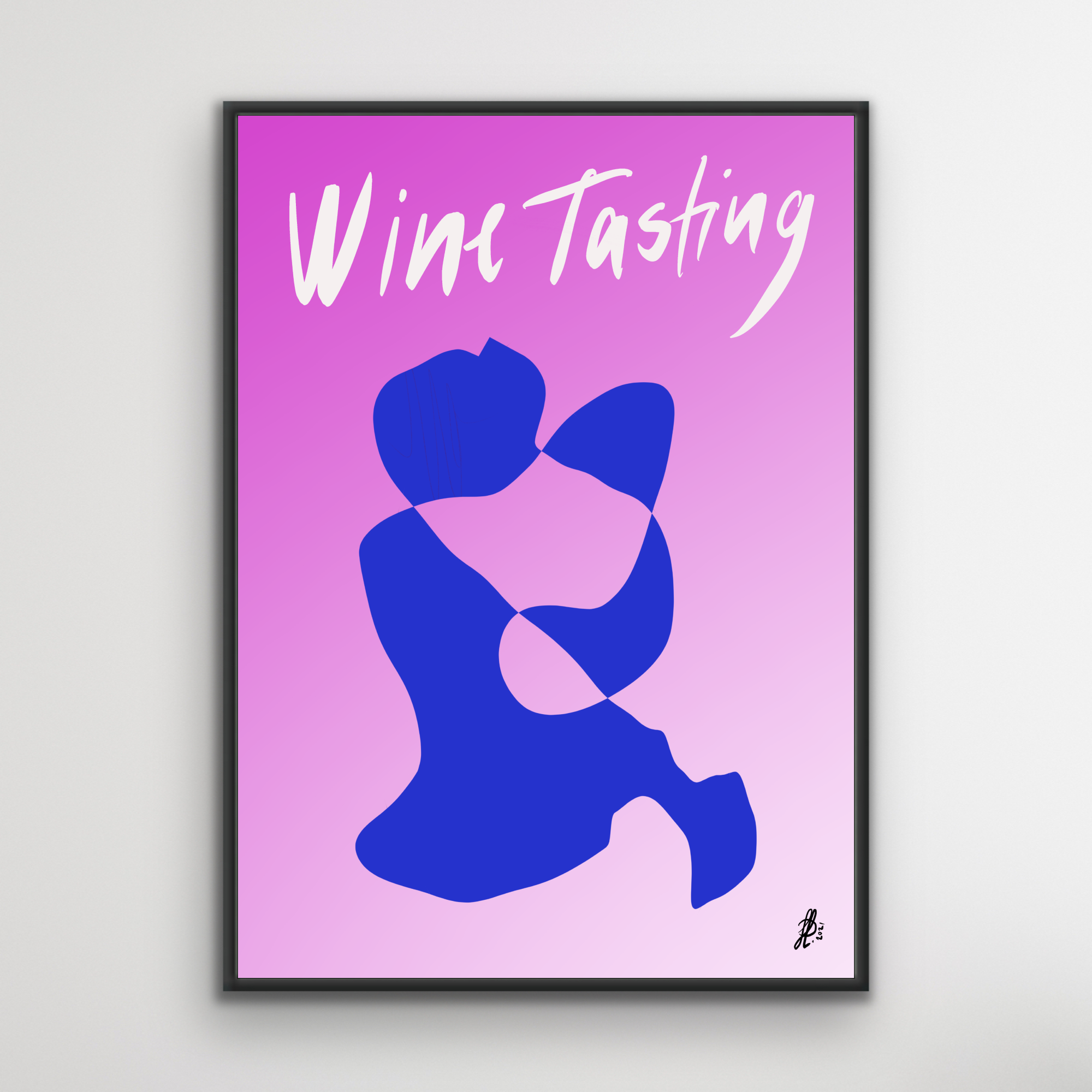 Poster: "Wine Tasting #2"