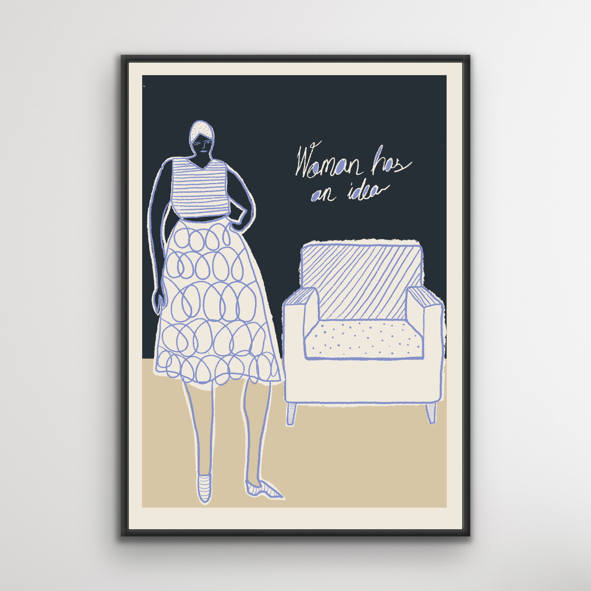 Poster: "Woman Has An Idea"