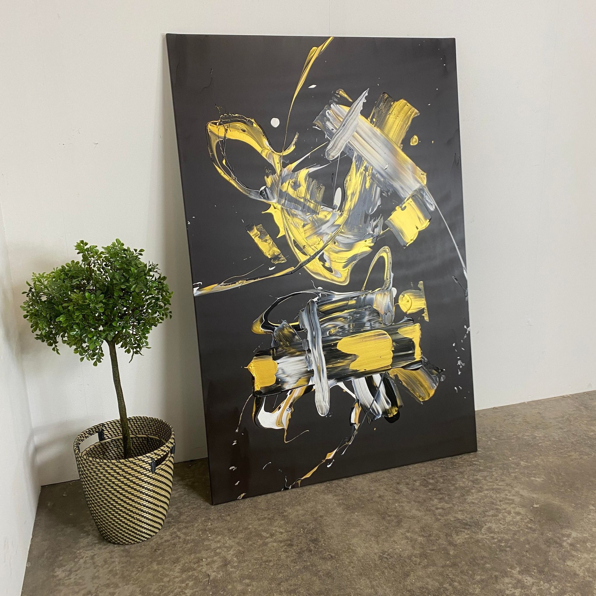 Maleri: "Less Is More #46" 150 x 100 cm