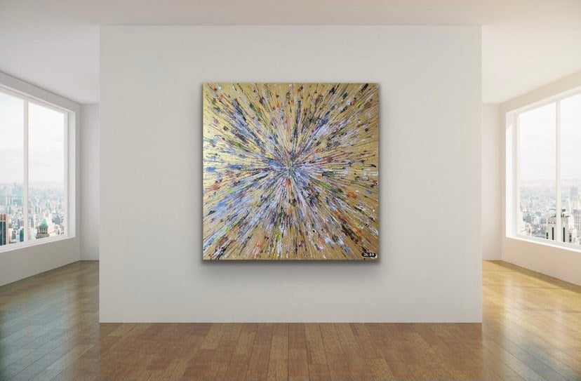 Painting: "Golden Explosion"