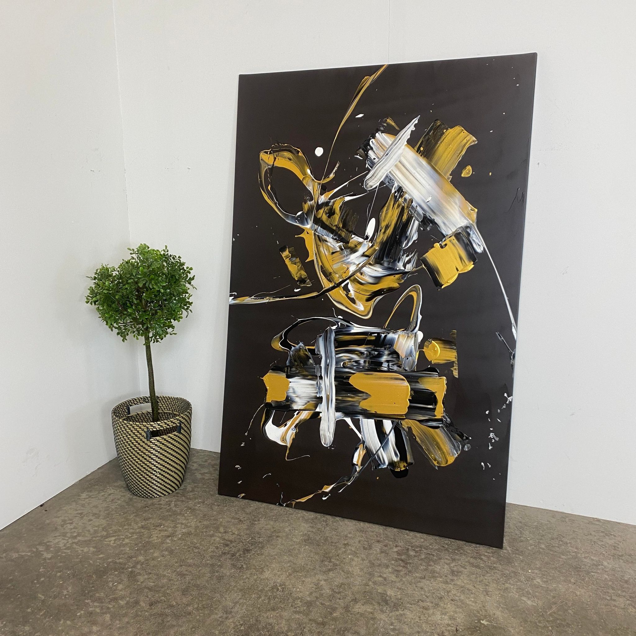 Maleri: "Less Is More #46" 150 x 100 cm