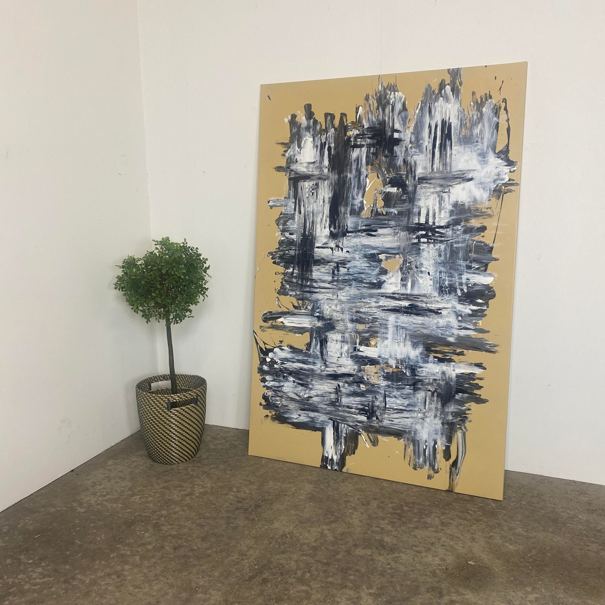 Maleri: "Noise #1" 150 x 100 cm