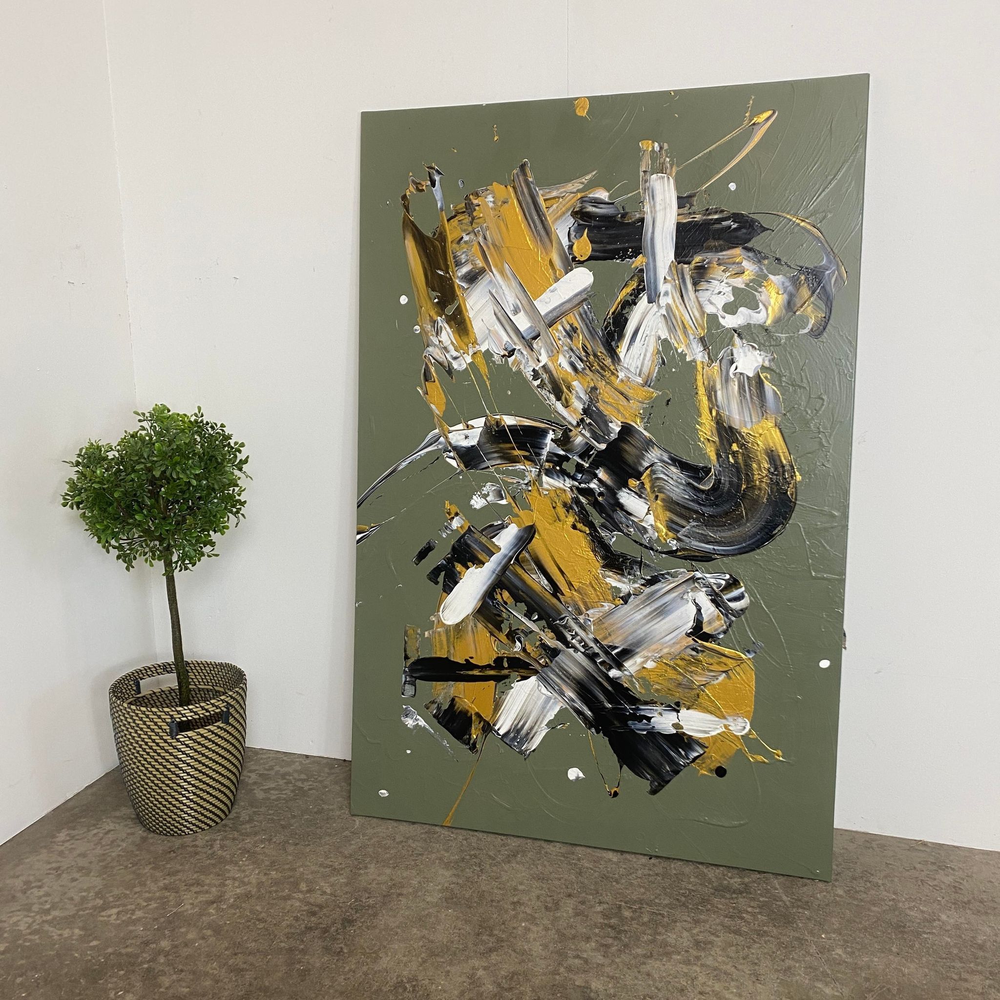Maleri: "Less Is More #47" 150 x 100 cm