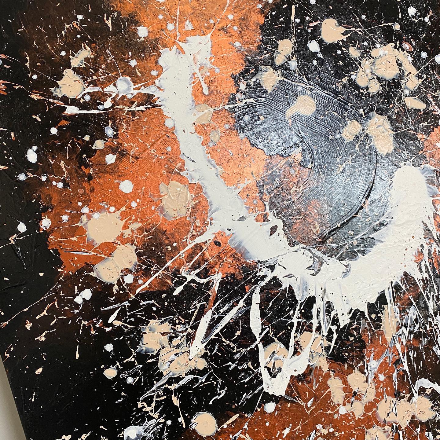 Maleri: "Chaos #9" 200 x 120 cm