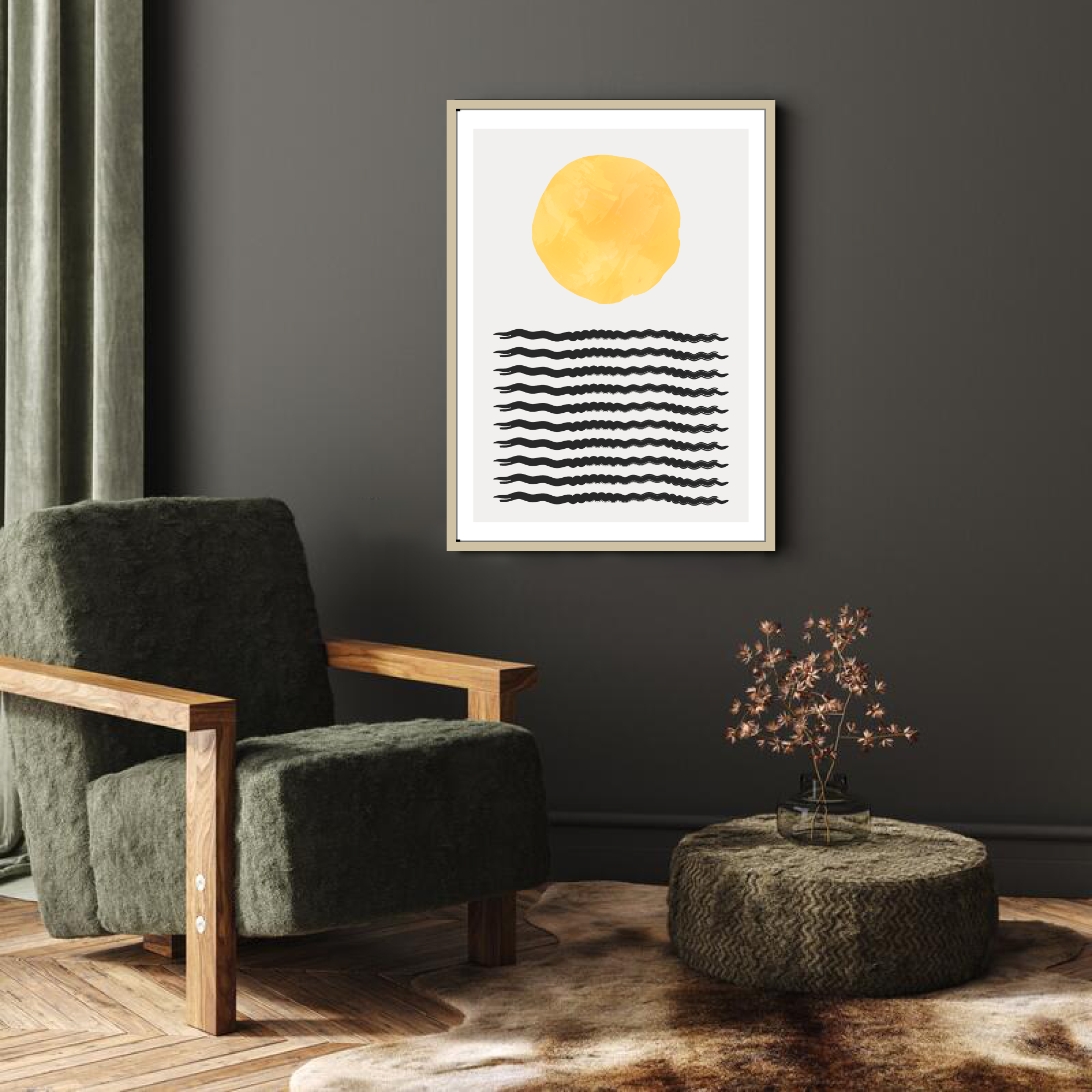 Poster: "Sun Over Sea"