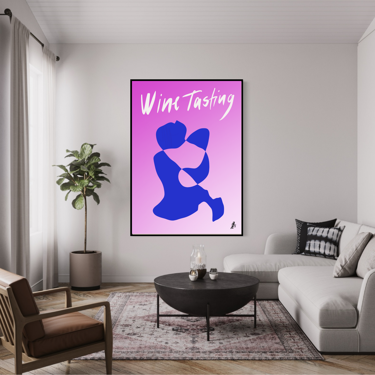 Canvas Print: "Wine Tasting #2"