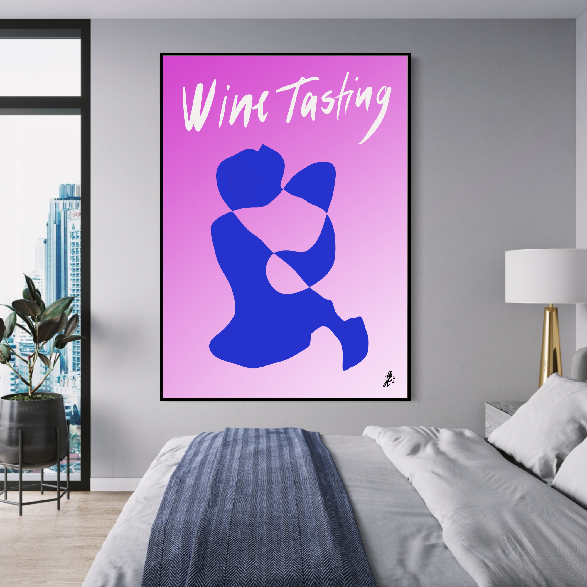 Canvas Print: "Wine Tasting #2"