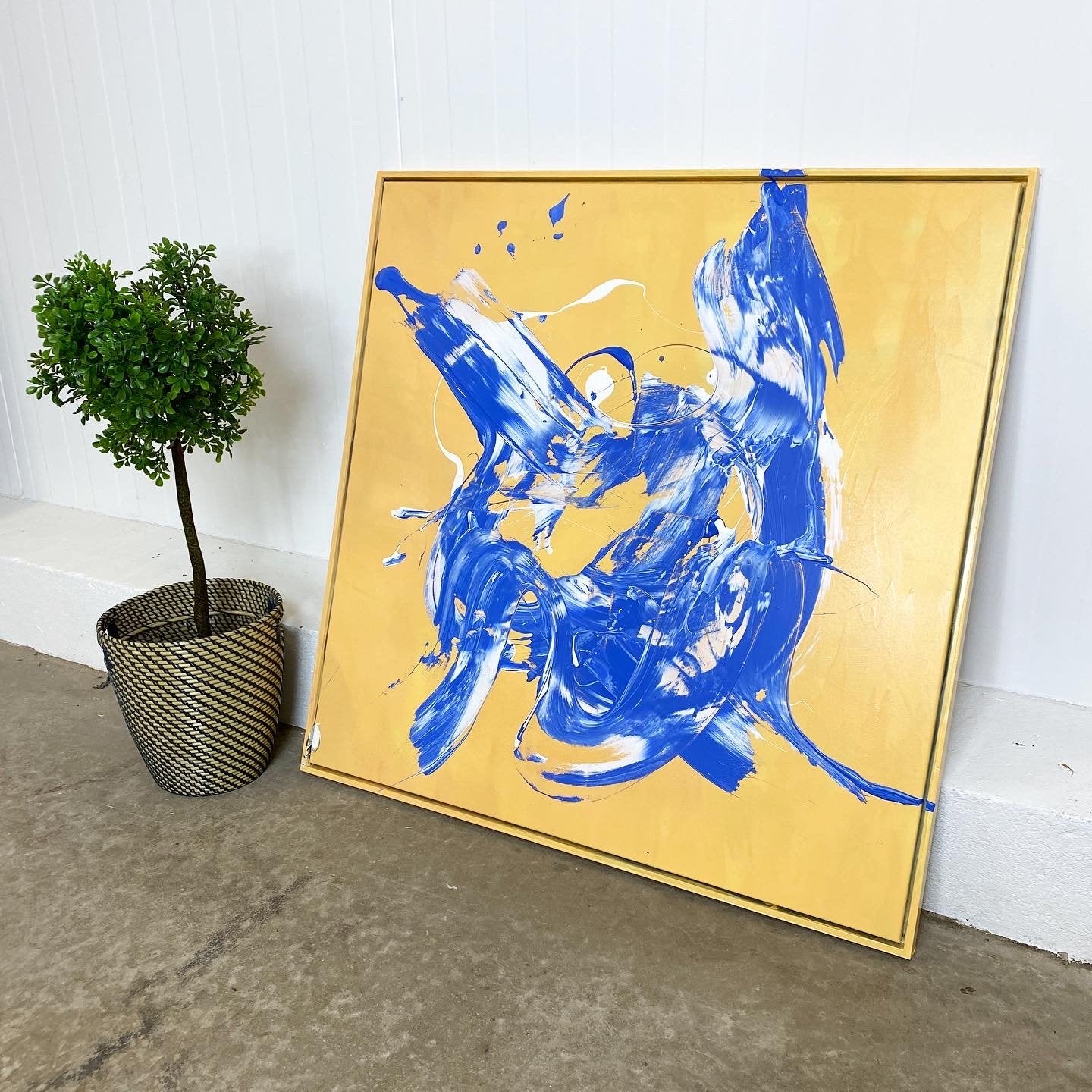 Maleri: "Less Is More #2" 100 x 100 cm