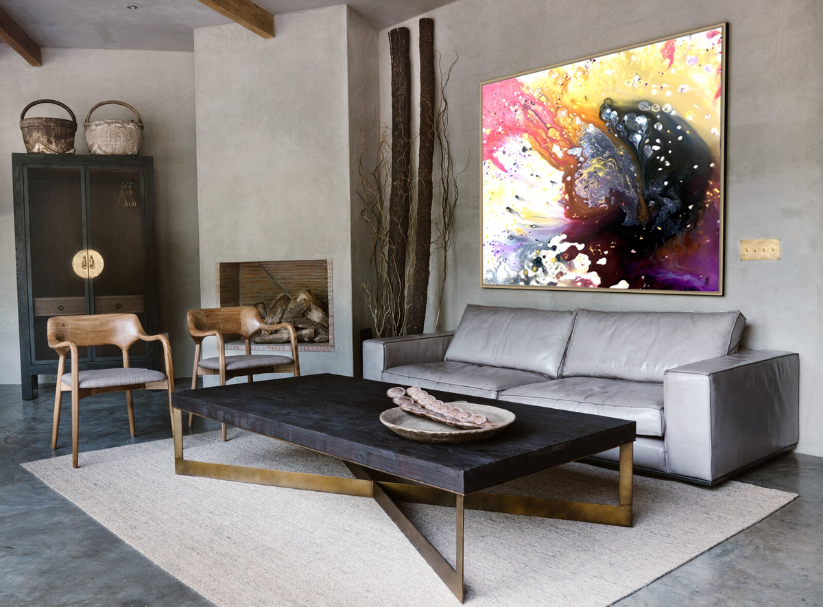 Canvas print: "Red Flow"