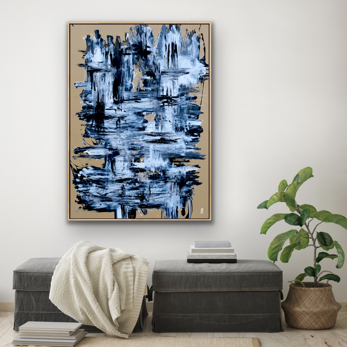 Leinwandbild: „Noise #1“