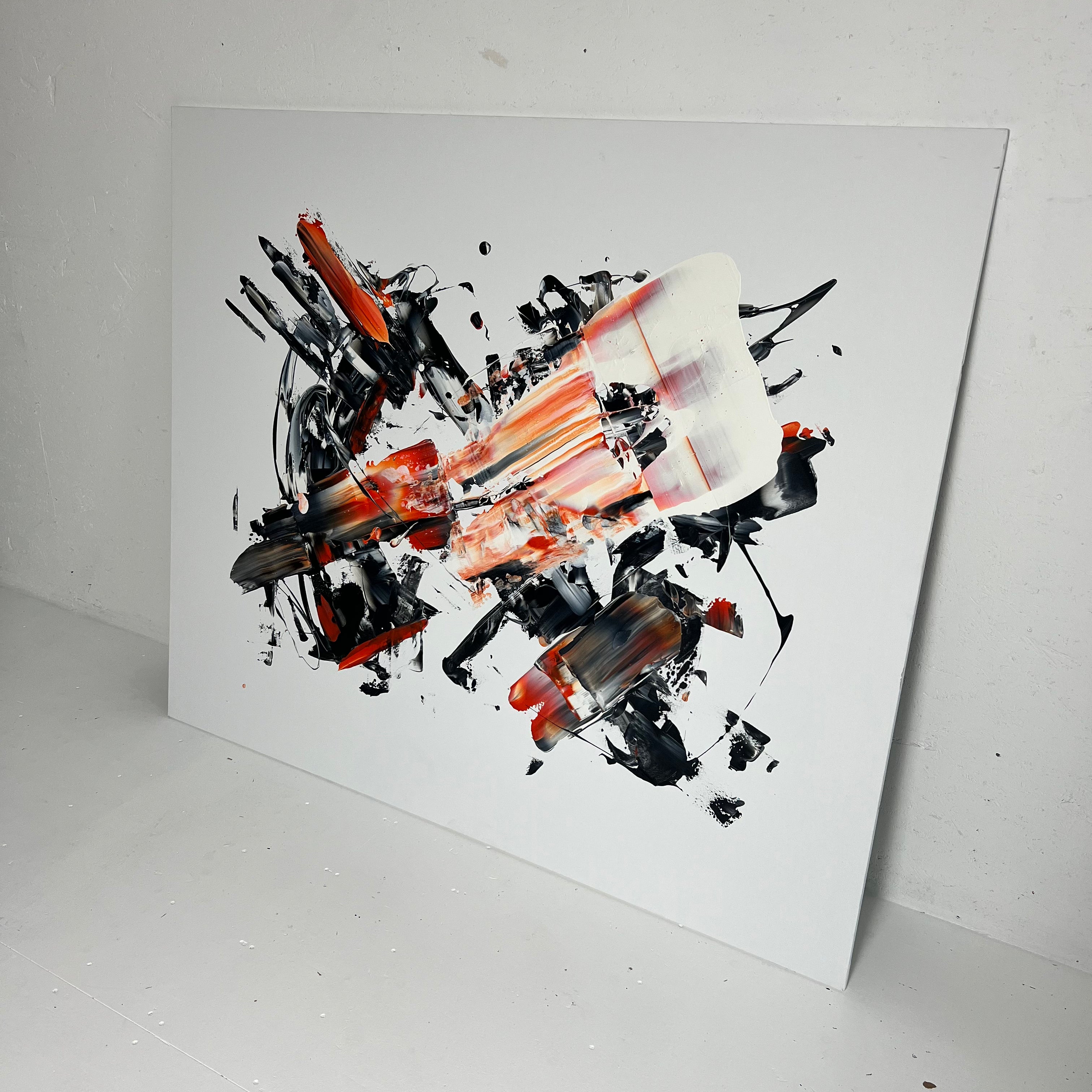Maleri: "Spiky #1" 180 x 150 cm