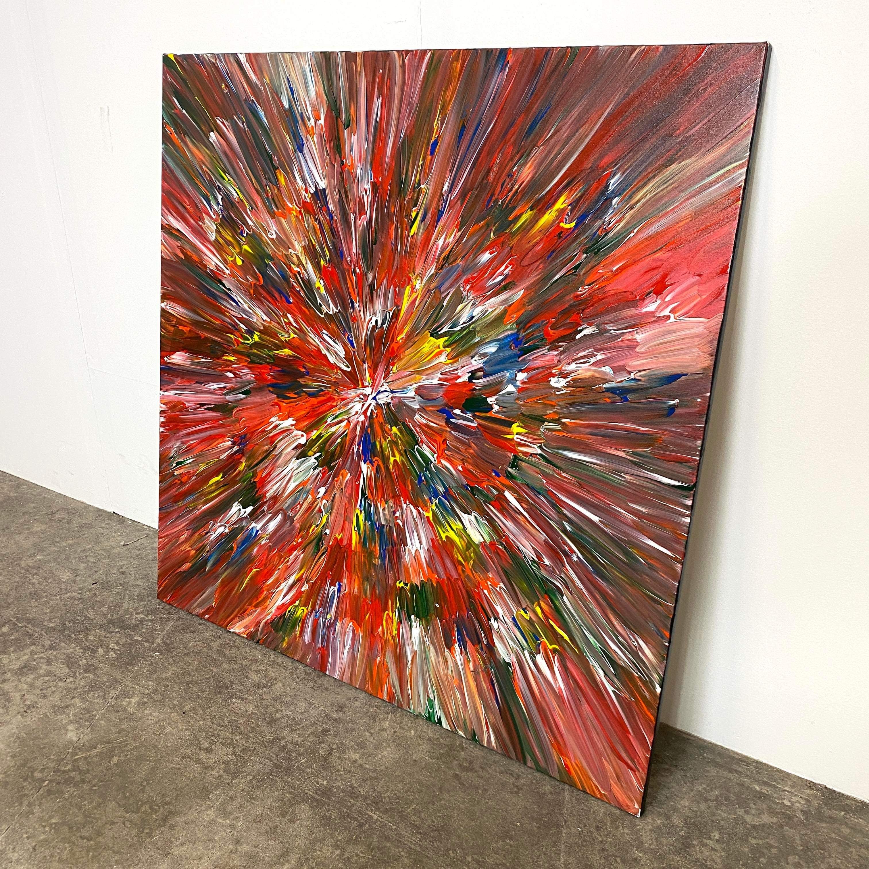 Maleri: "I love it #26" 100 x 100 cm