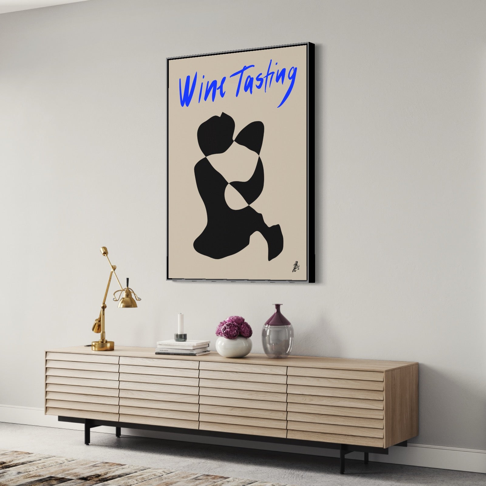Poster: "Wine Tasting #1"