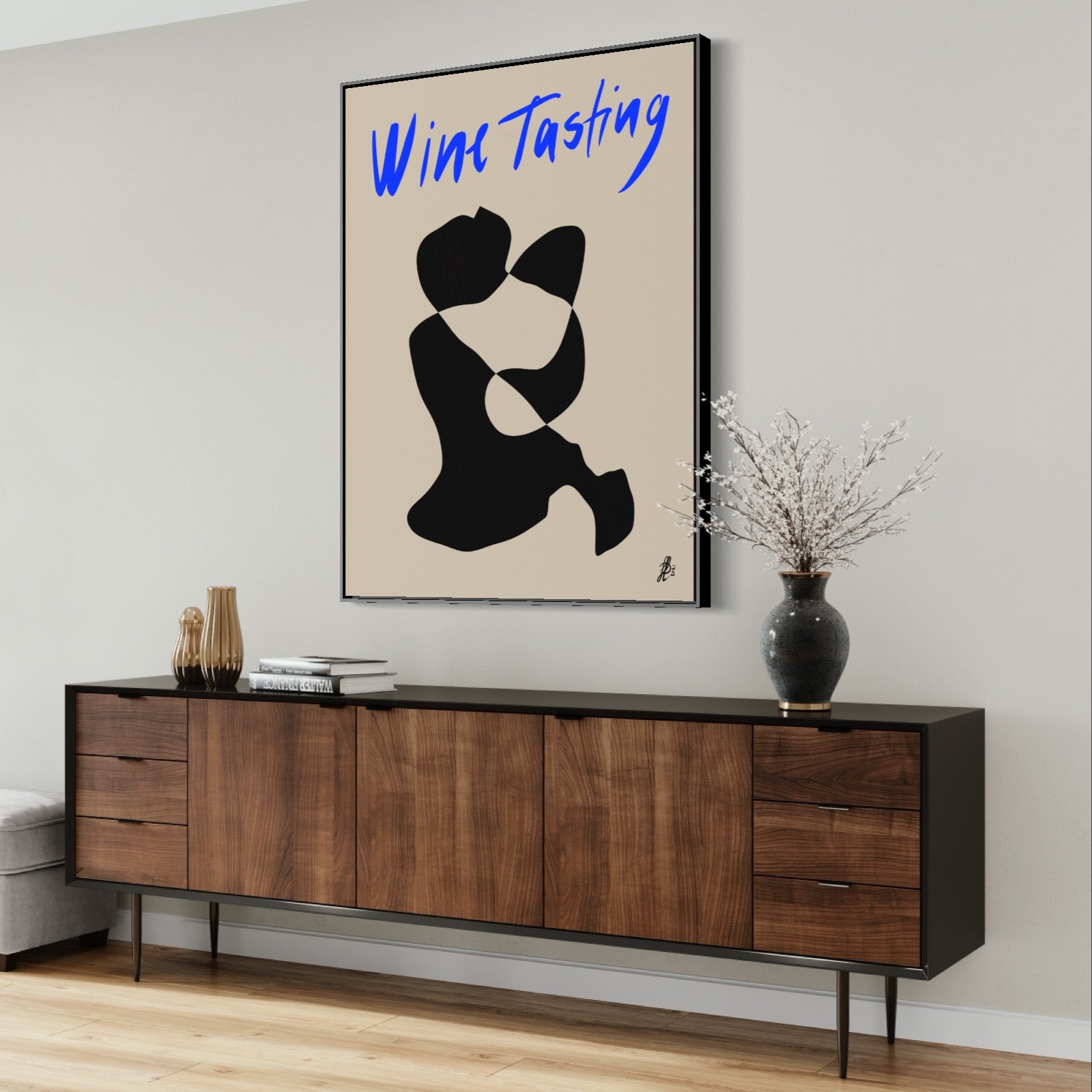 Poster: "Wine Tasting #1"