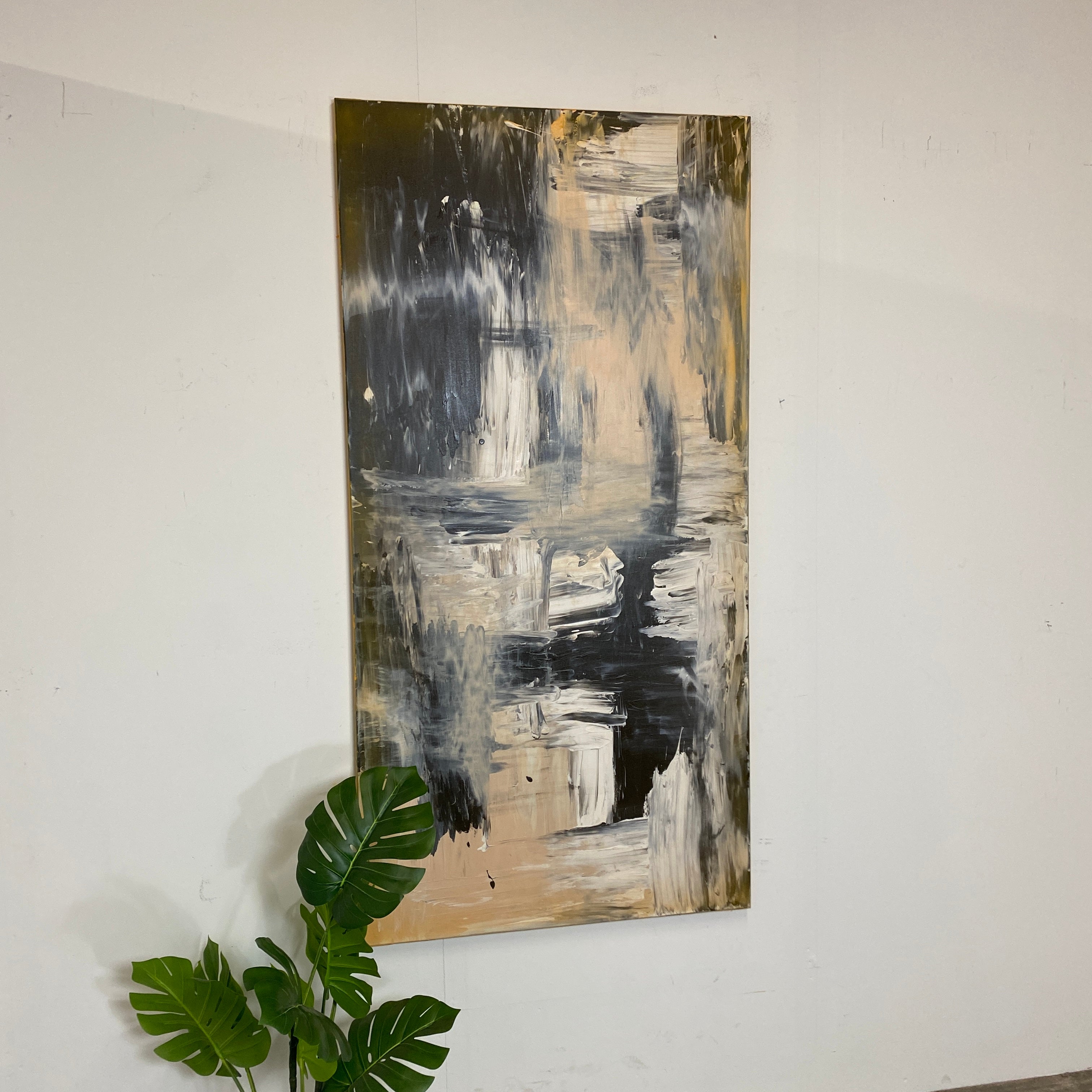 Maleri: "Fade #10" 180 x 90 cm
