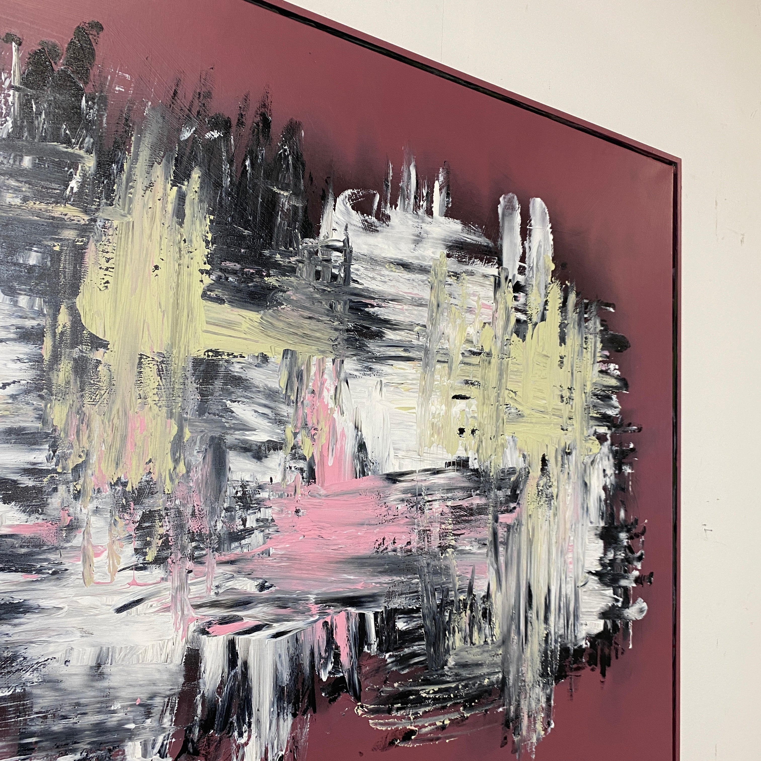 Painting: "Noise #3" 204 x 104 cm