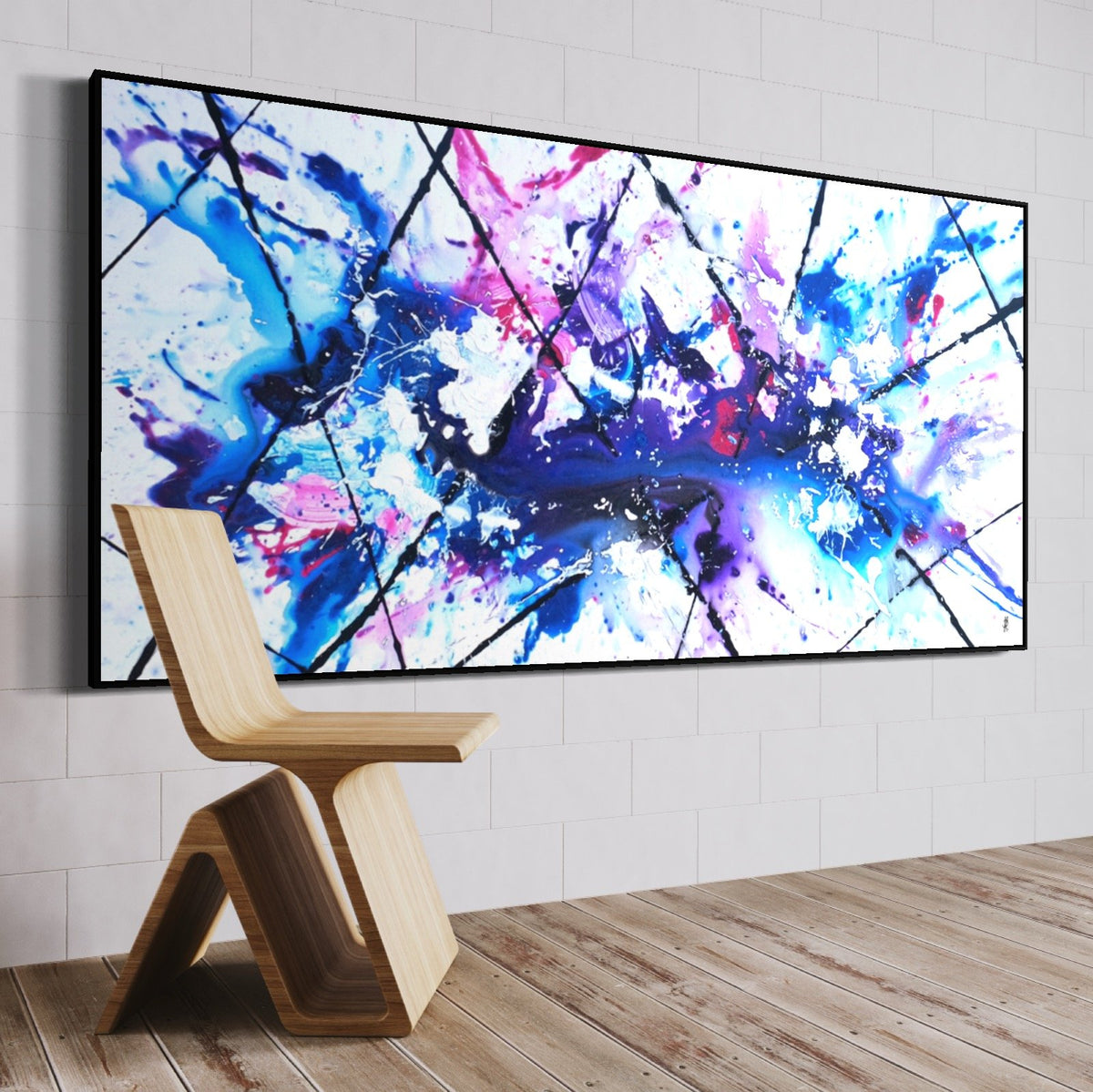 Canvas Print: "Splash #19" (Rectangle)