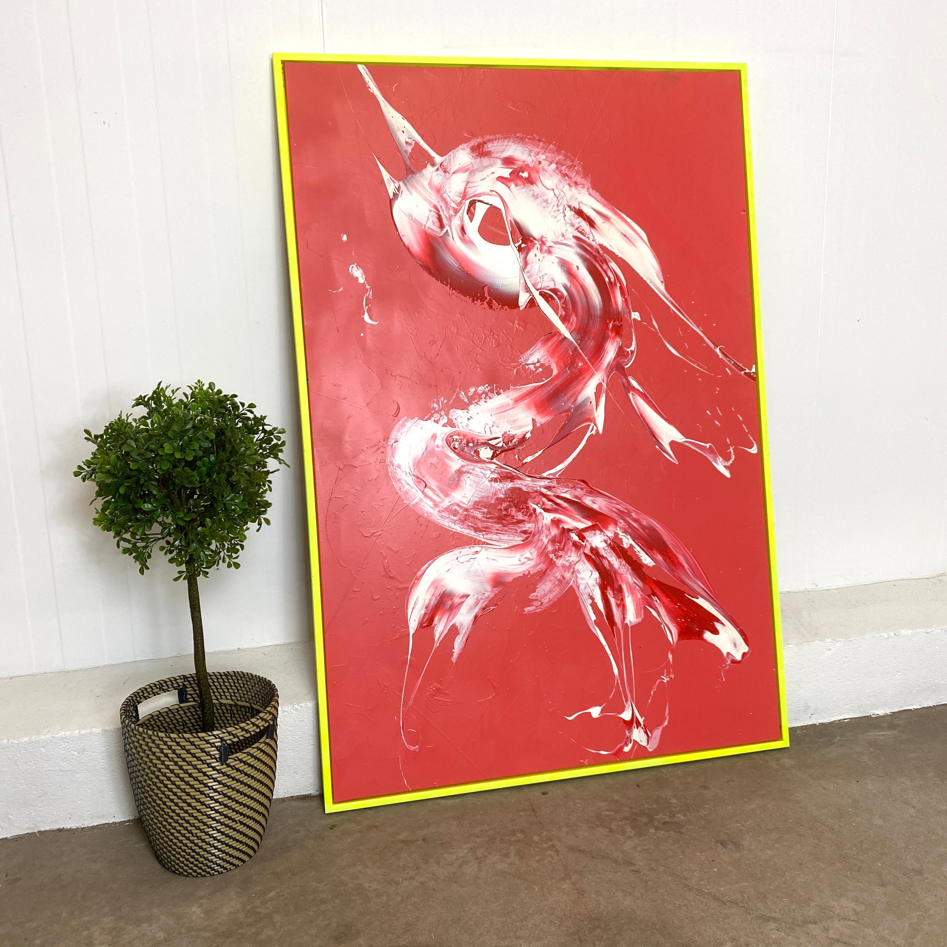 Maleri: "Less Is More #17" 150 x 100 cm