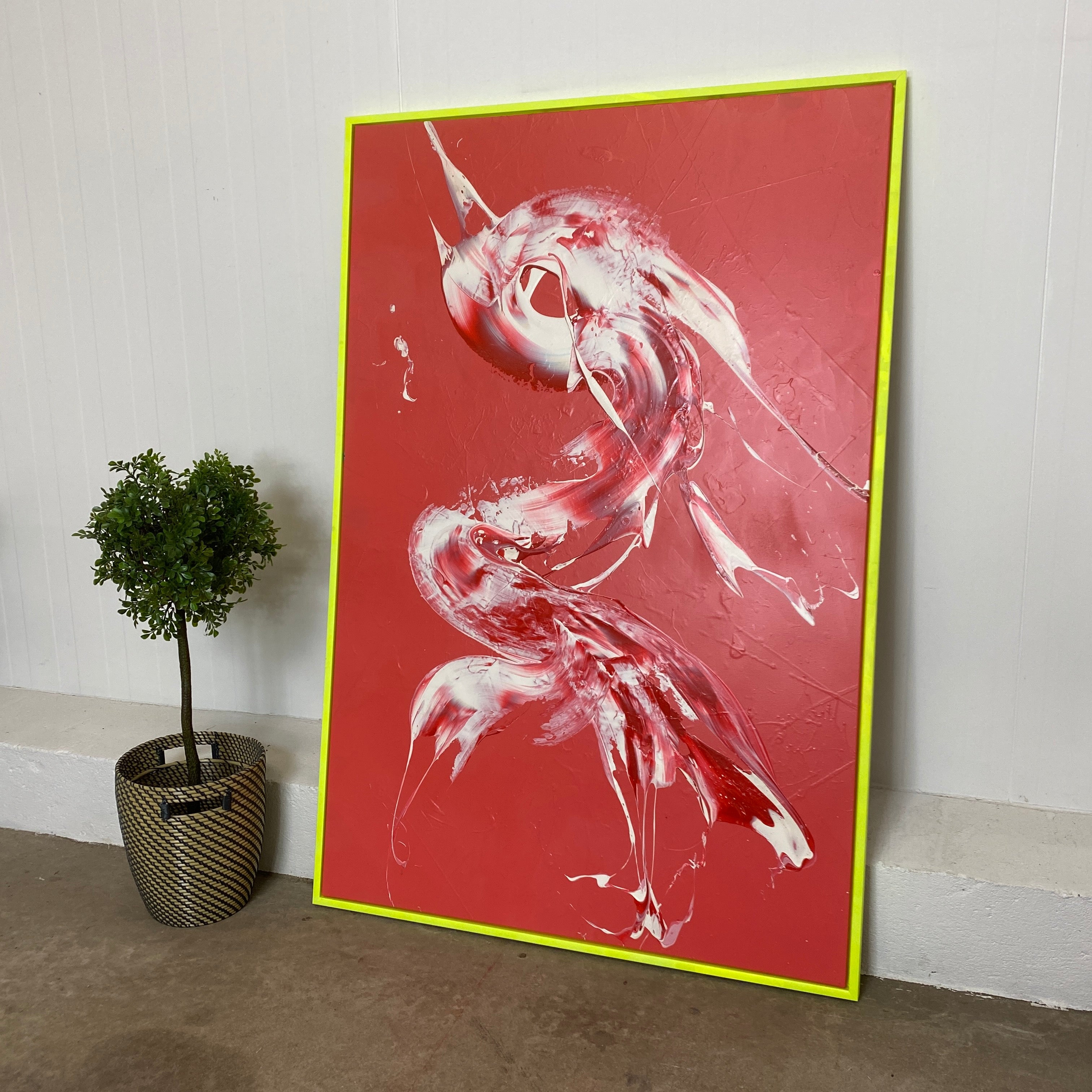 Maleri: "Less Is More #17" 150 x 100 cm